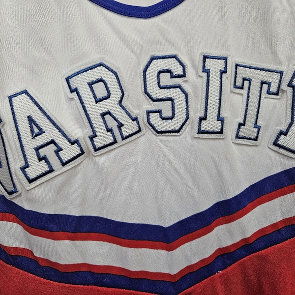 Cheerleader Halloween Costume: Dress + Pompoms, Small - Picture 5 of 7